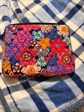 Vera Bradley Quilted Floral Tablet Sleeve in Purple, Pink, Red, Blue, Orange